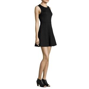 Theory Women's Tillora Mod Knit Fit & Flare Dress NWT 395 00 Black
